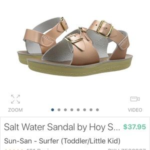 Rose Gold Salt Water toddler Sandals